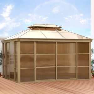 Outdoor Gazebo Canopy with special design sliding door